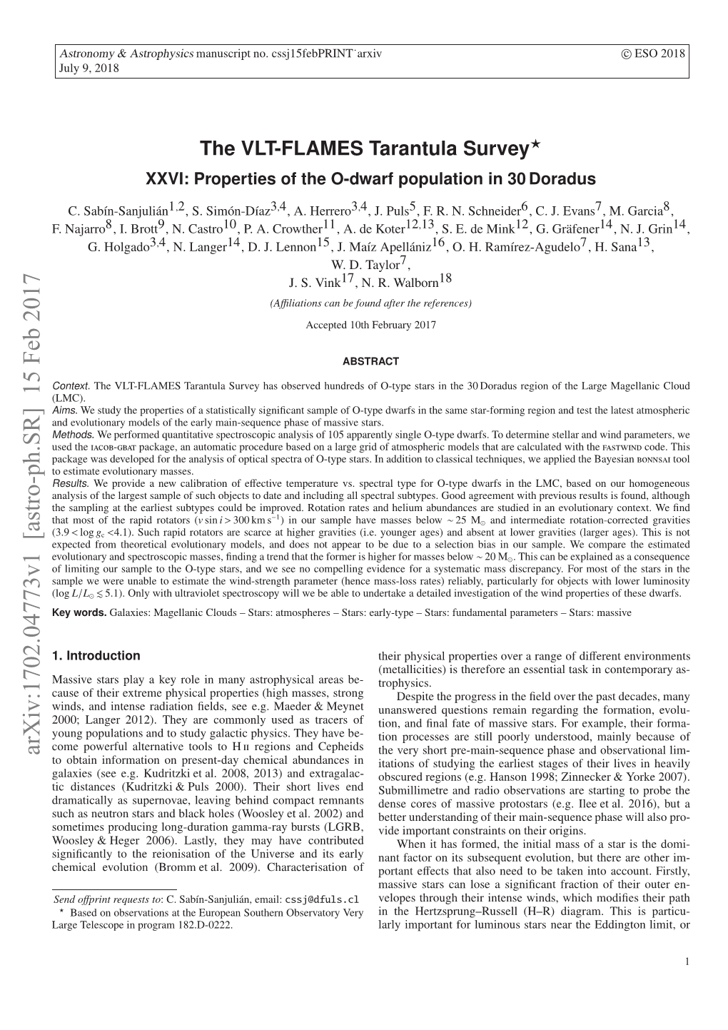 The VLT-FLAMES Tarantula Survey XXVI: Properties of the O-Dwarf