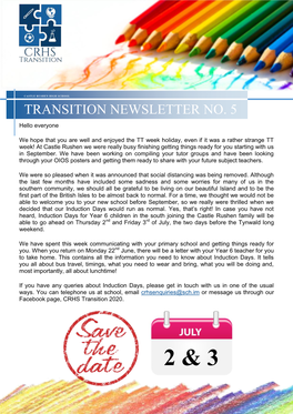 Transition Newsletter No. 5