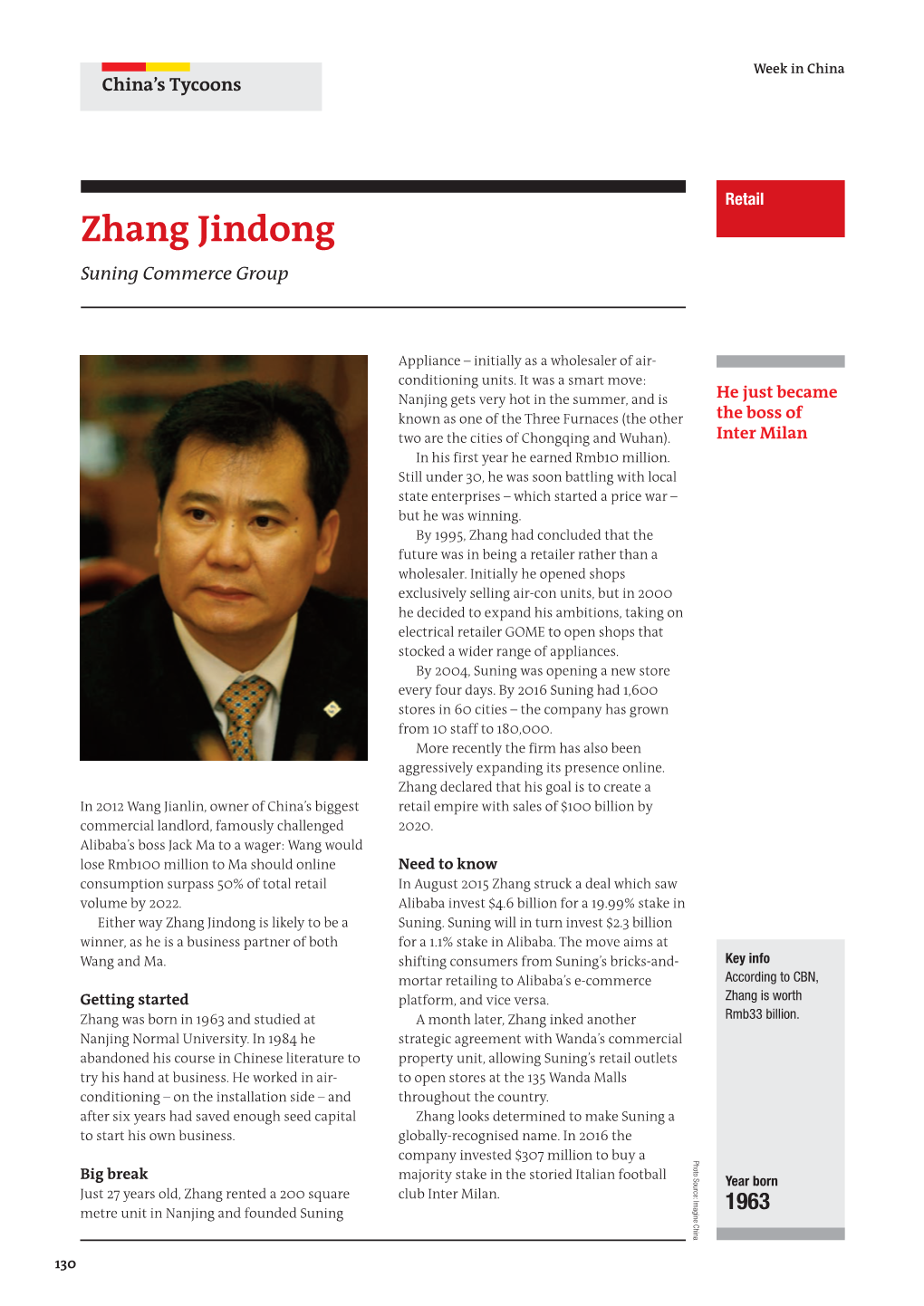 Zhang Jindong Suning Commerce Group