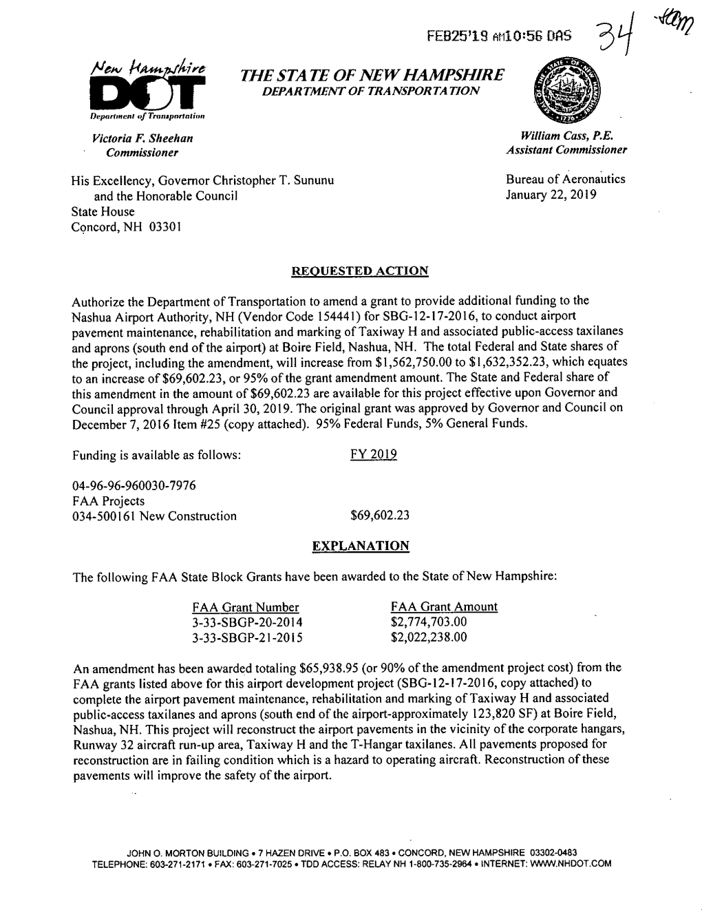 Pavement Maintenance, Rehabilitation and Marking of Taxiway H and Associated Public-Access Taxilanes and Aprons (South End of the Airport) at Boire Field, Nashua, NH