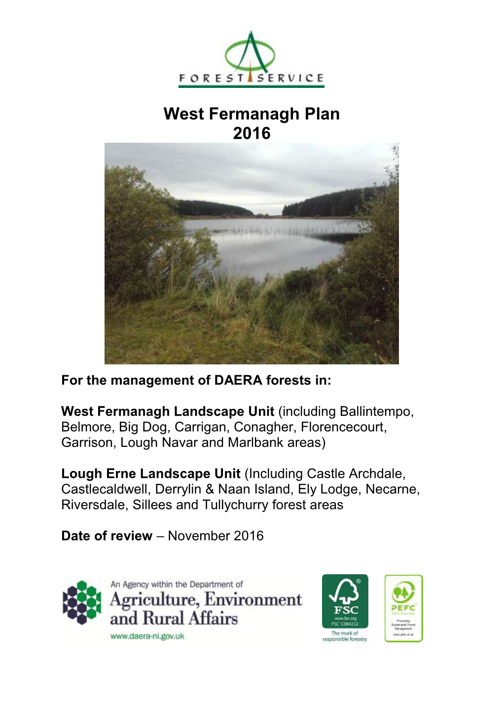 West Fermanagh Plan 2016