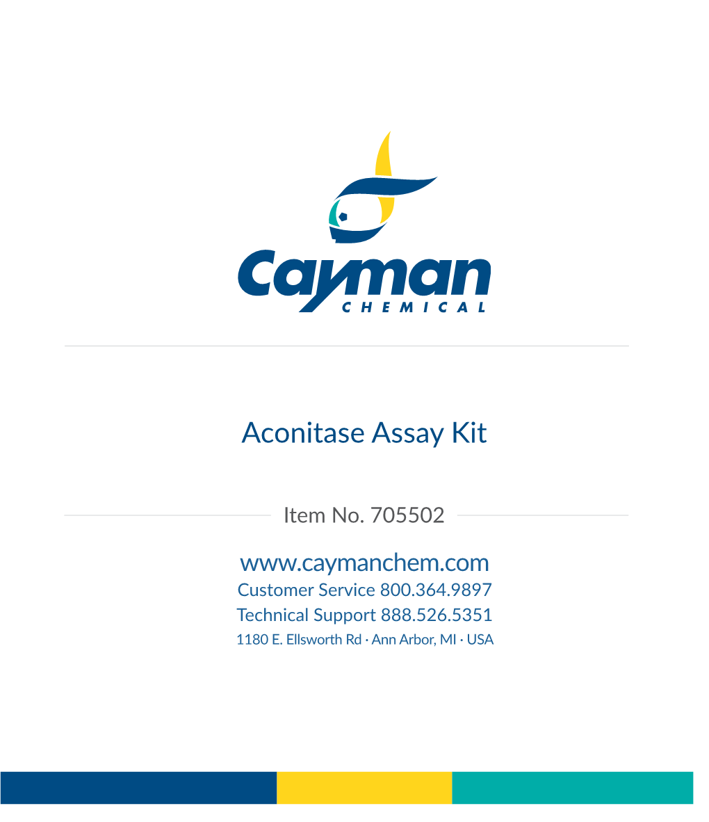 Aconitase Assay Kit