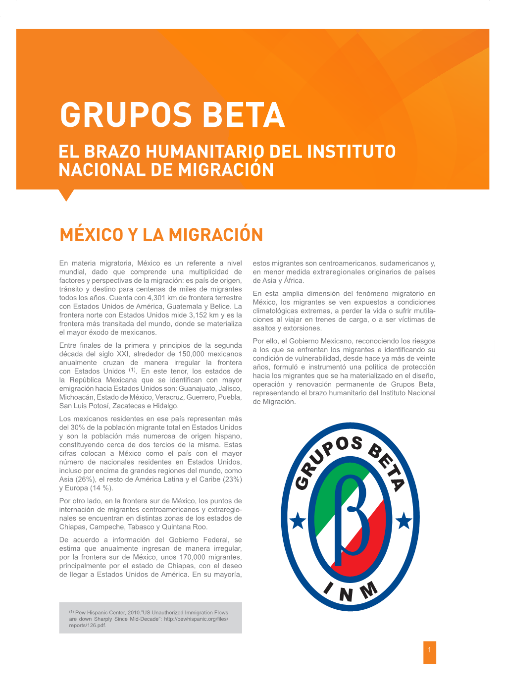 Grupos Beta El Brazo Humanitario Del Instituto Nacional De Migración