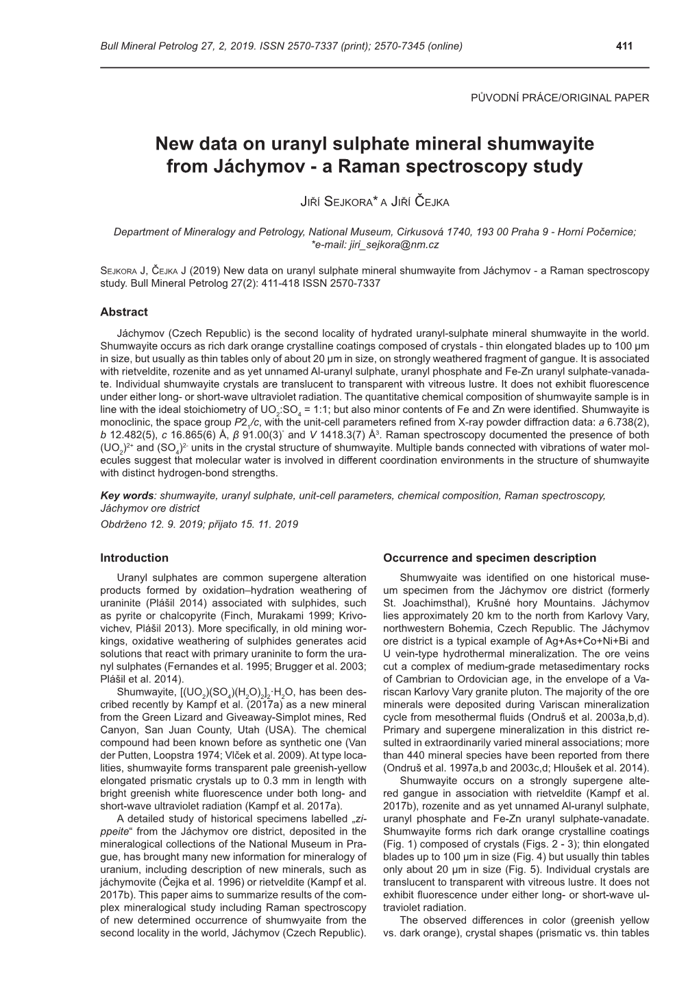 A Raman Spectroscopy Study