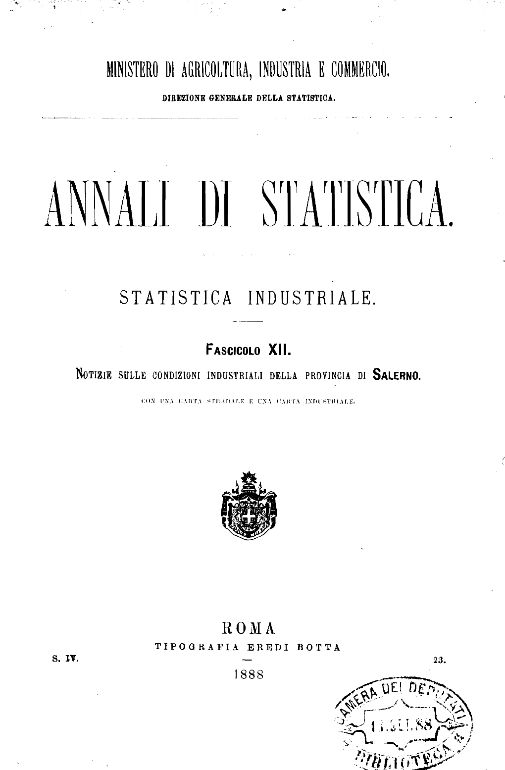 Annali Di Statistica (1888) Serie 4 Volume
