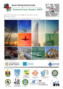 Iraq Infrastructure Construction Summit 2013