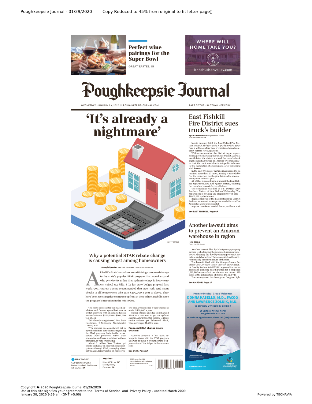 Poughkeepsie Journal Bottomline