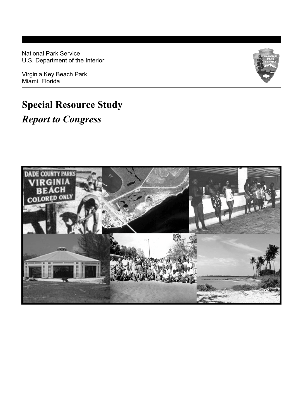 Virginia Key Beach Park Special Resource Study Report to Congress