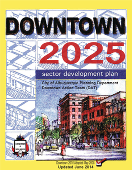 Downtown 2025 Sector Development Plan (Formerly Downtown 2010)