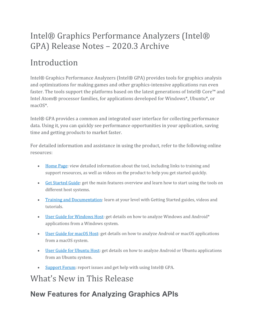 Release Notes – 2020.3 Archive Introduction