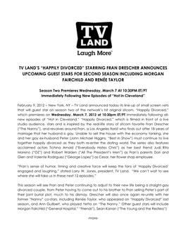 Tv Land's “Happily Divorced”