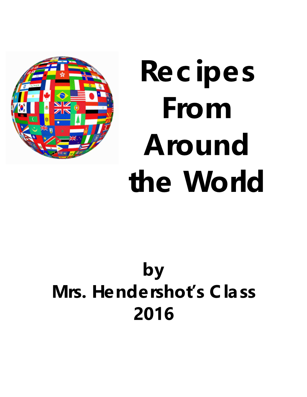 Recipes from Around the World