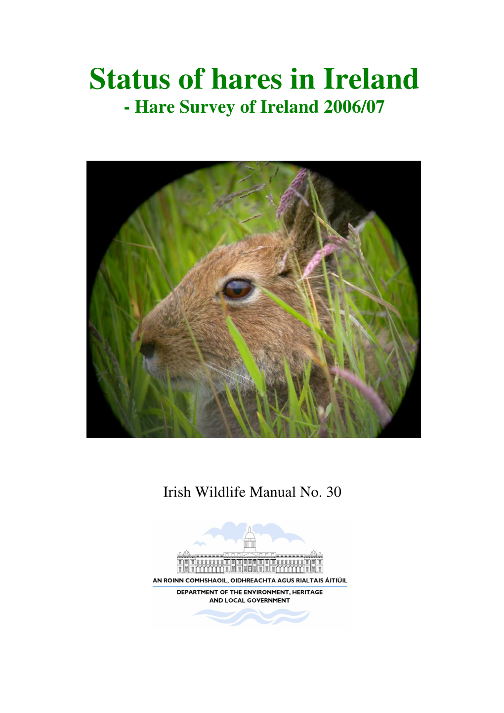 Status of Hares in Ireland - Hare Survey of Ireland 2006/07