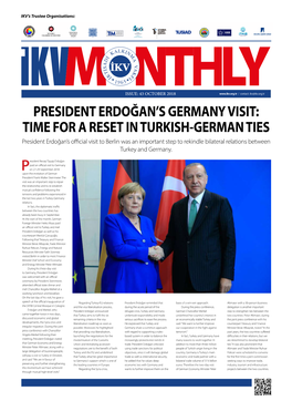 President Erdoğan's Germany Visit: Time for a Reset In