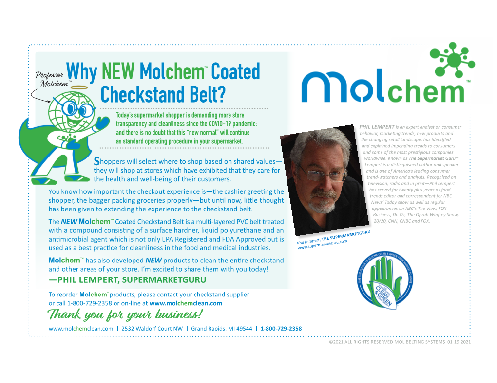 Why Newmolchem™ Coated Checkstand Belt?
