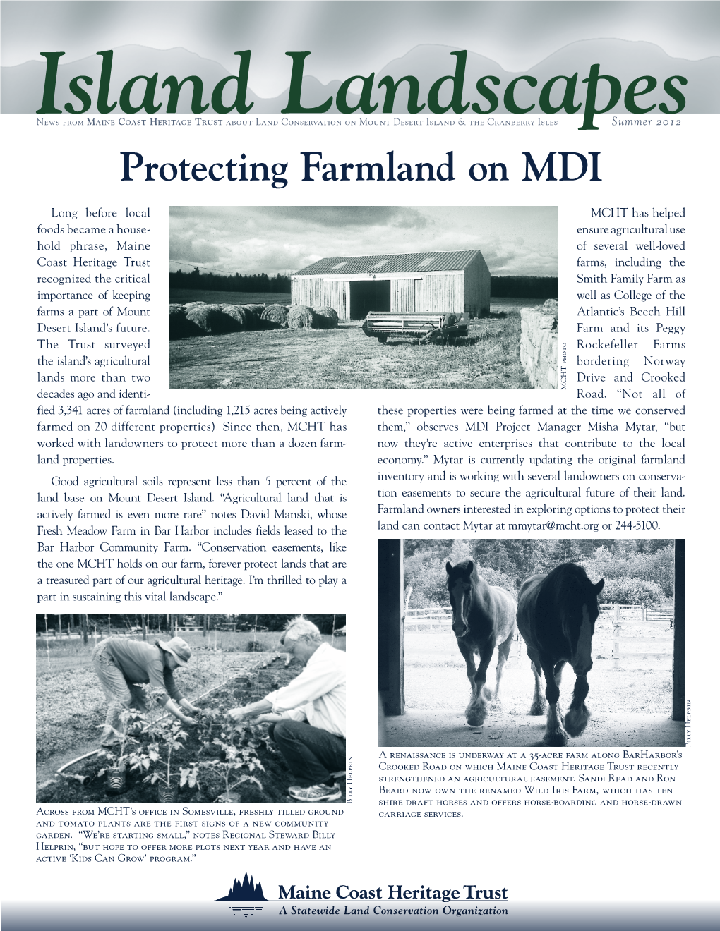 Protecting Farmland on MDI