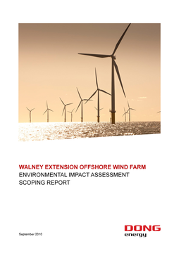 Walney Extension Scoping Report