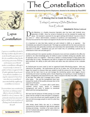 The Constellation a Newsletter for Answering Service Employees; Donated to the Industry by Teamsnug