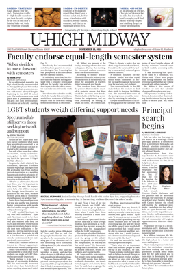 Faculty Endorse Equal-Length Semester System Dec