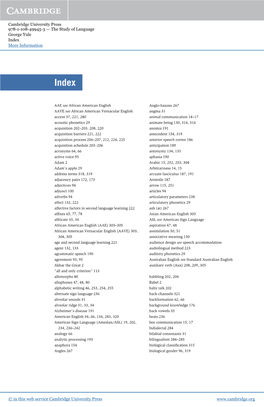 The Study of Language George Yule Index More Information Www