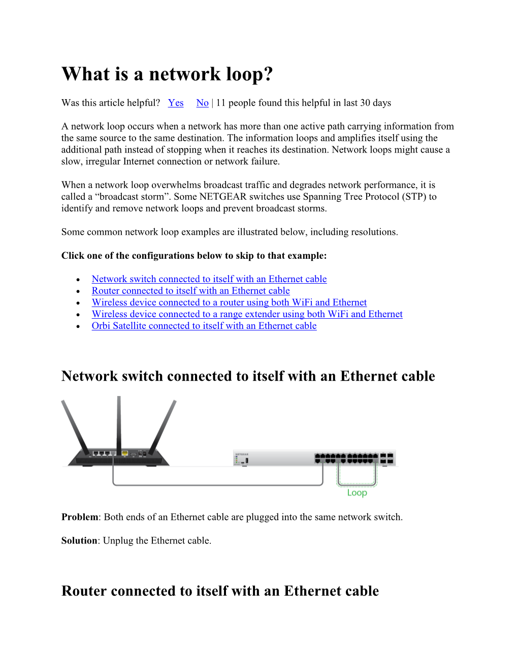 What Is a Network Loop?