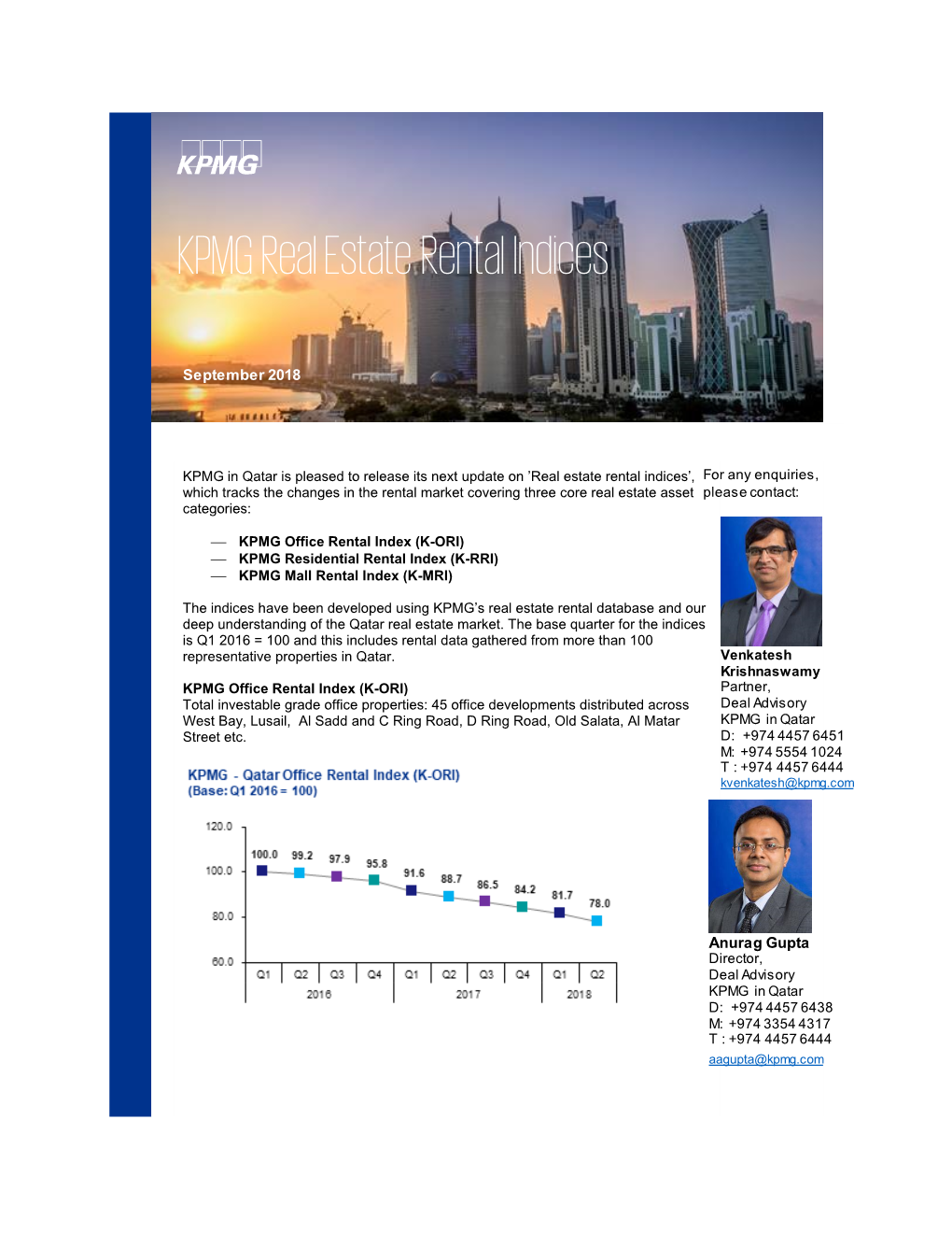 KPMG Real Estate Rental Indices