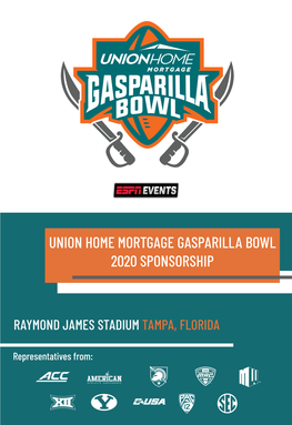 Union Home Mortgage Gasparilla Bowl 2020 Sponsorship