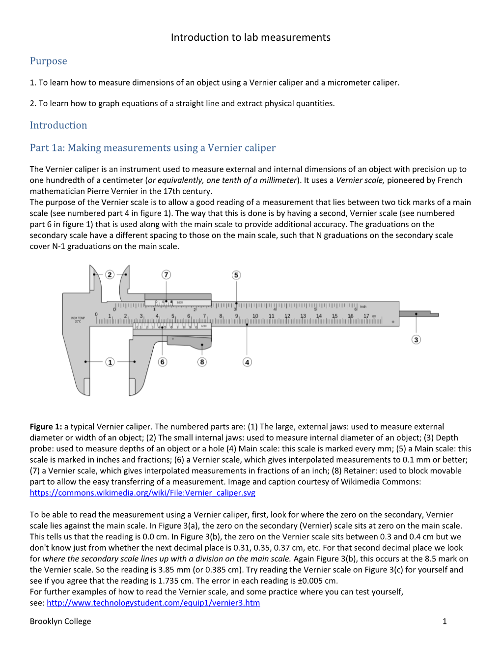 Introduction to Lab Measurements