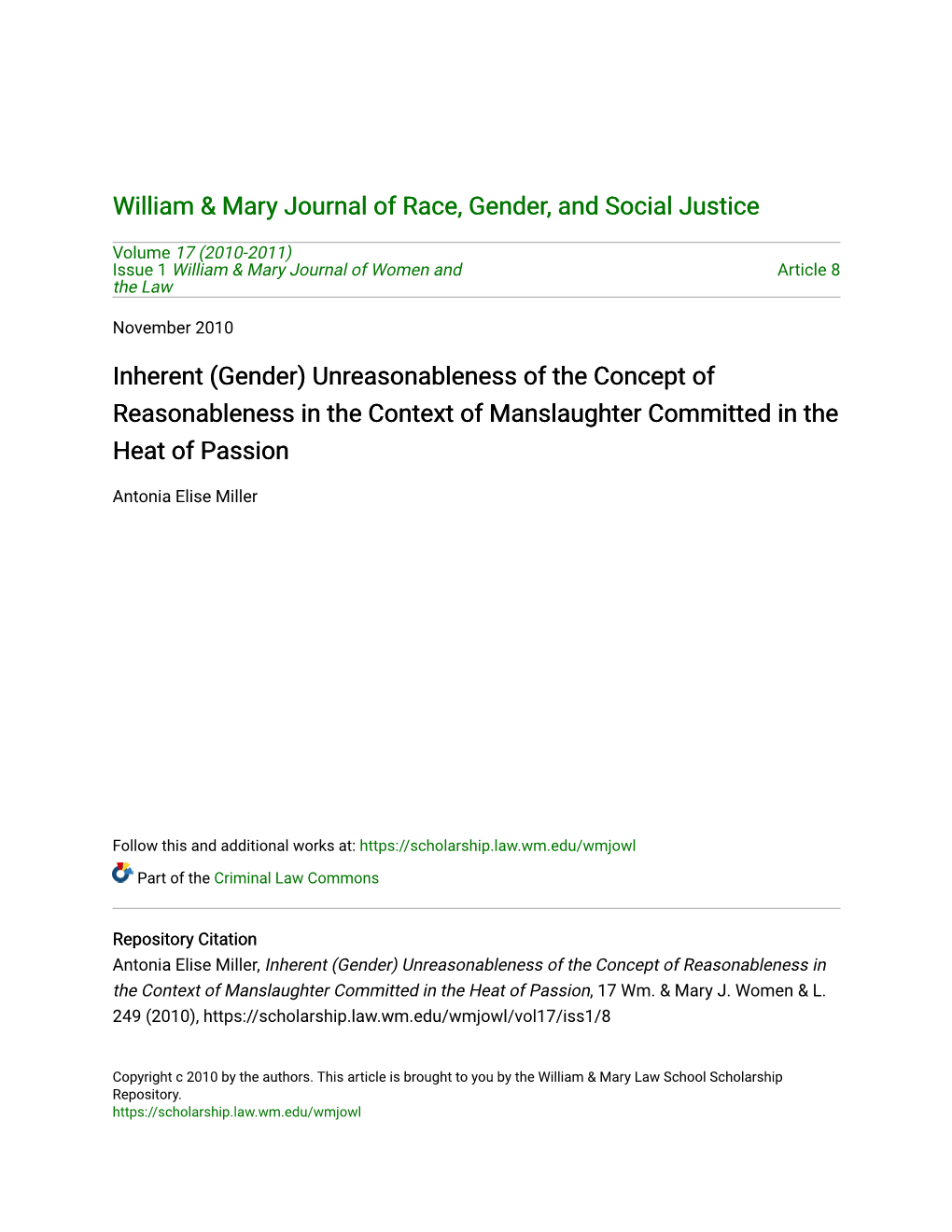 Gender, and Social Justice