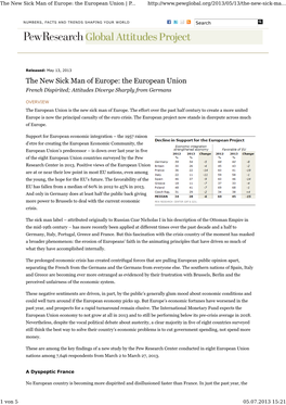 The New Sick Man of Europe: the European Union | P