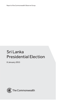 Sri Lanka Presidential Election