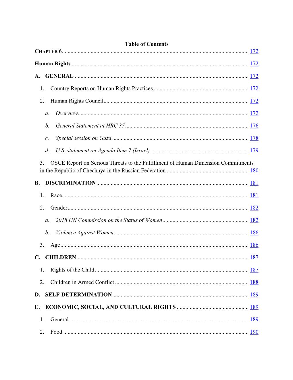 Table of Contents CHAPTER 6