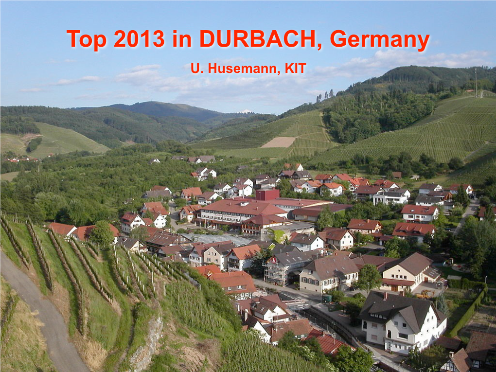 Top 2013 in DURBACH, Germany U