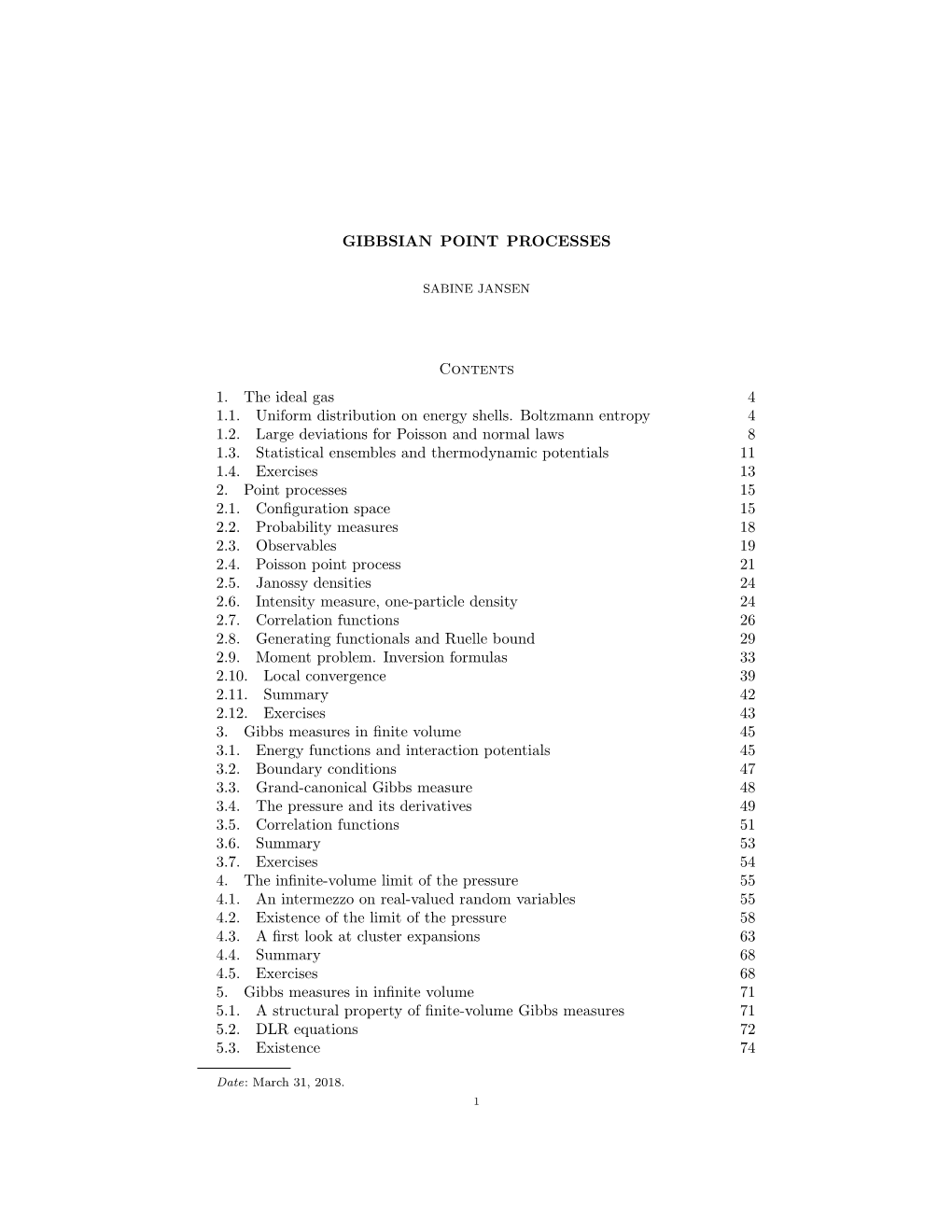 Gibbs Point Processes in ﬁnite Volume