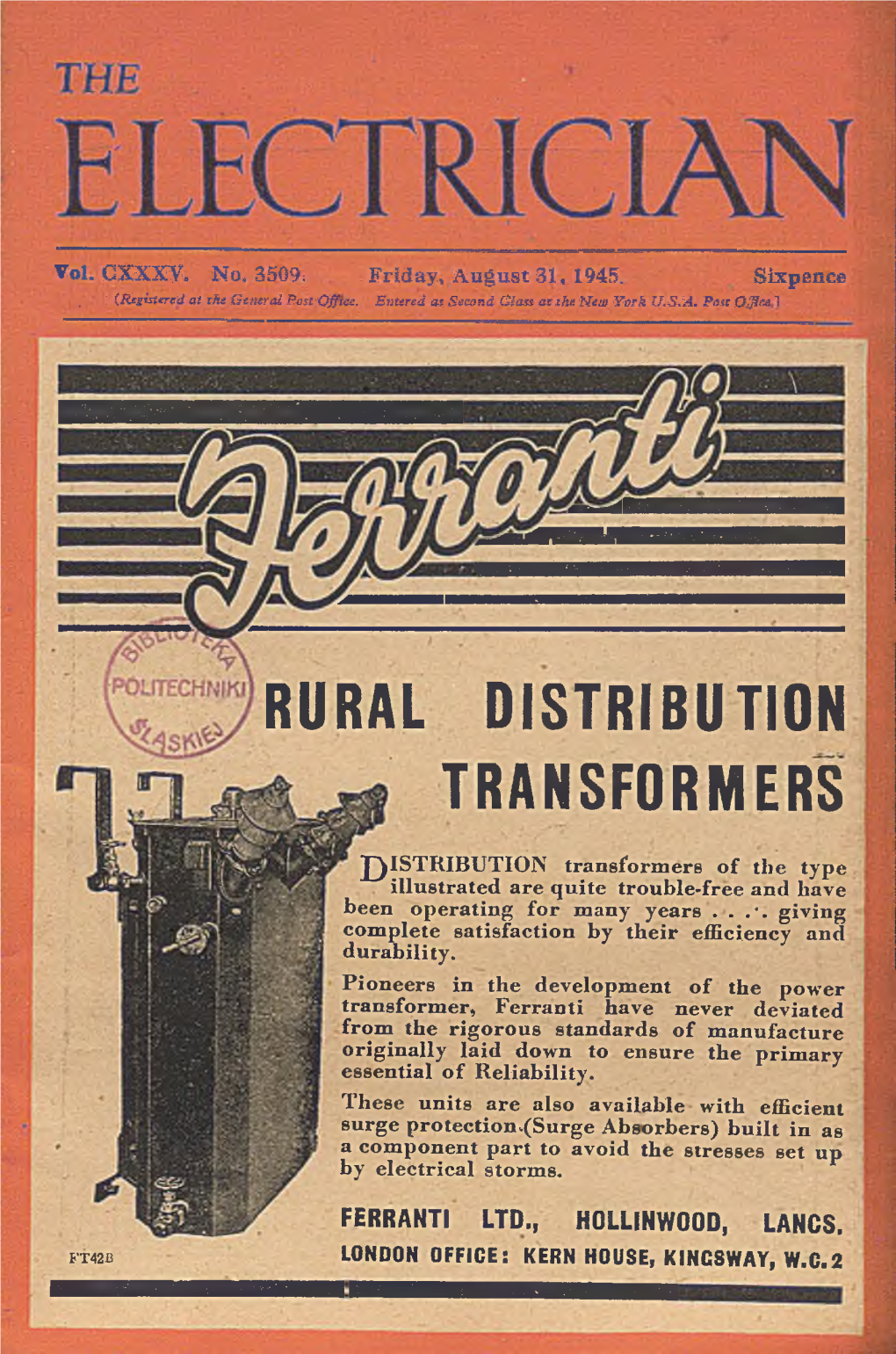 Rural Distribution Transformers