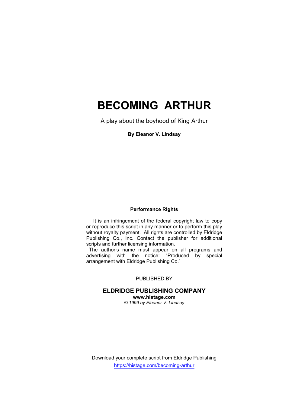 Becoming Arthur