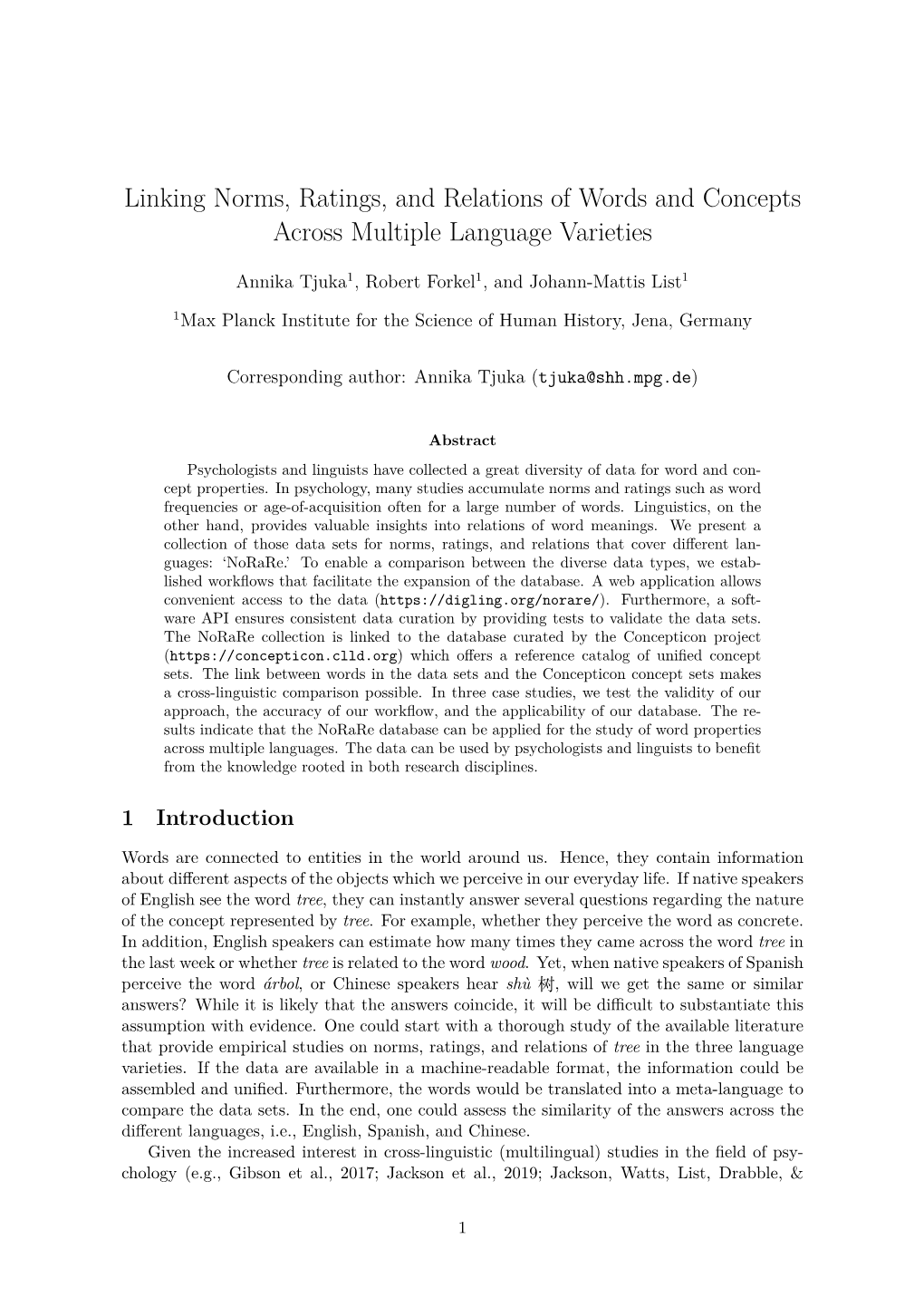 Linking Norms, Ratings, and Relations of Words and Concepts Across Multiple Language Varieties