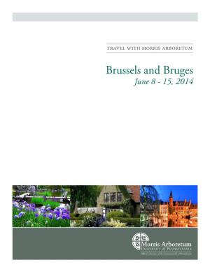 Brussels and Bruges June 8 - 15, 2014 Program