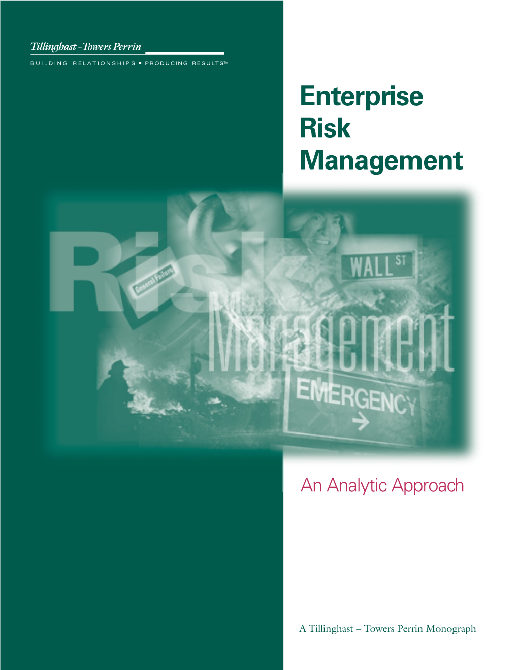 Enterprise Risk Management: an Analytic Approach