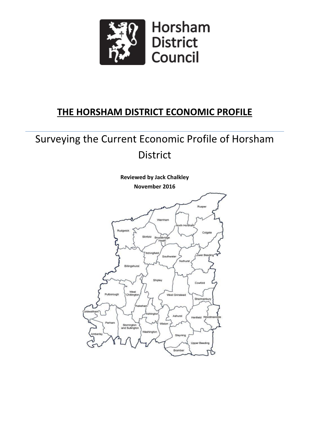 The Horsham District Economic Profile