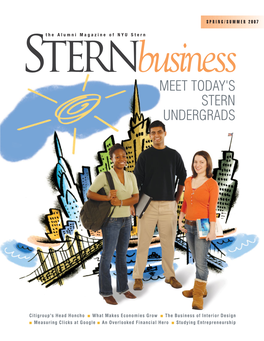 Meet Today's Stern Undergrads