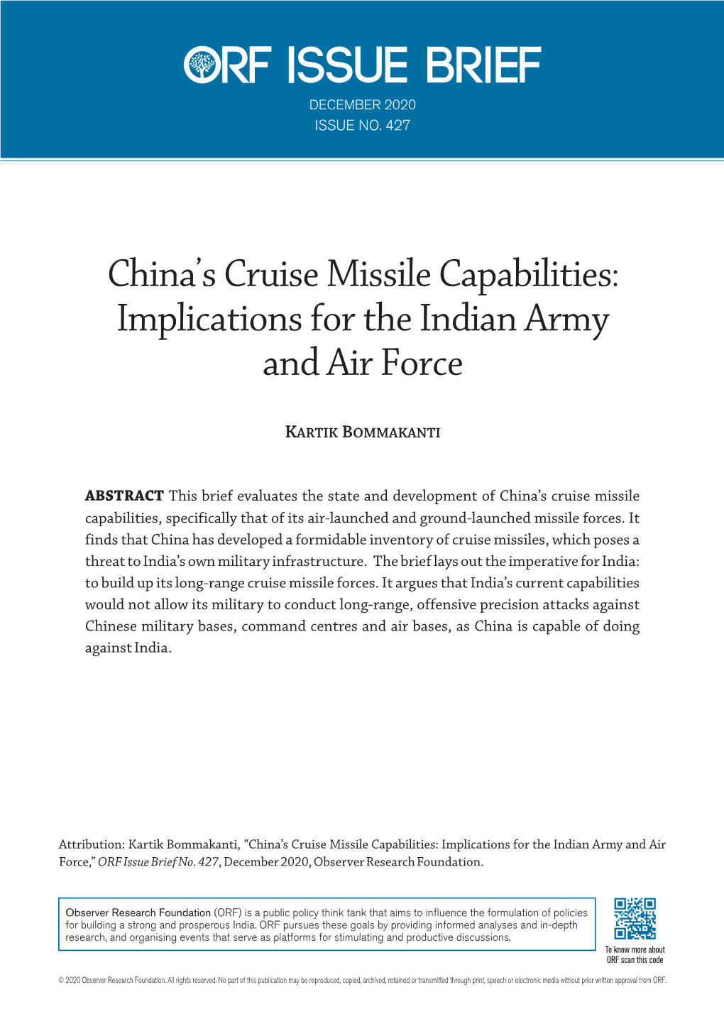 China's Cruise Missile Capabilities