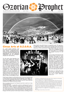 Circus Arts at O.Z.O.R.A