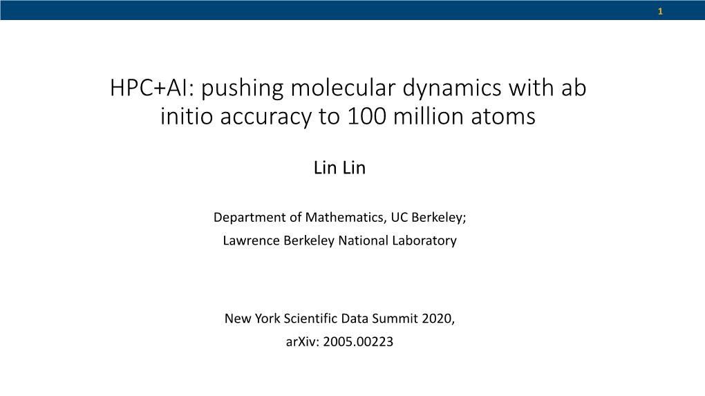 Pushing Molecular Dynamics Simulation with Ab Initio Accuracy To