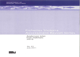 Anderson Inlet Fish Habitats 2010