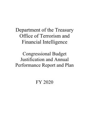 Department of the Treasury Office of Terrorism and Financial Intelligence