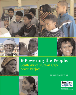 E-Powering the People: South Africa’S Smart Cape Access Project