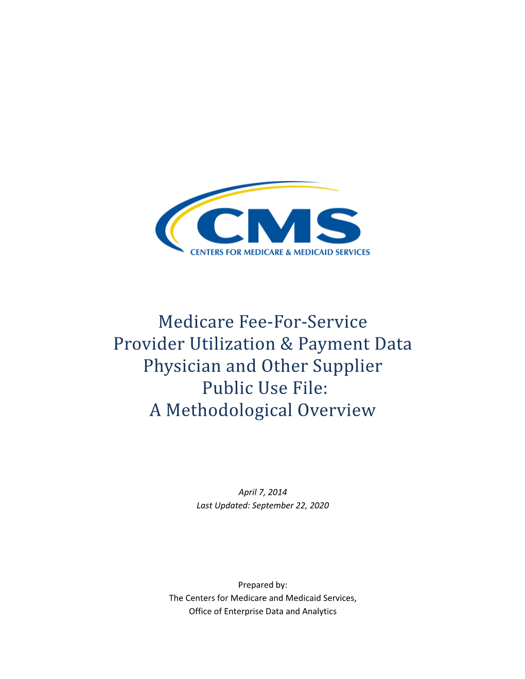 Medicare Fee-For-Service Provider Utilization & Payment Data
