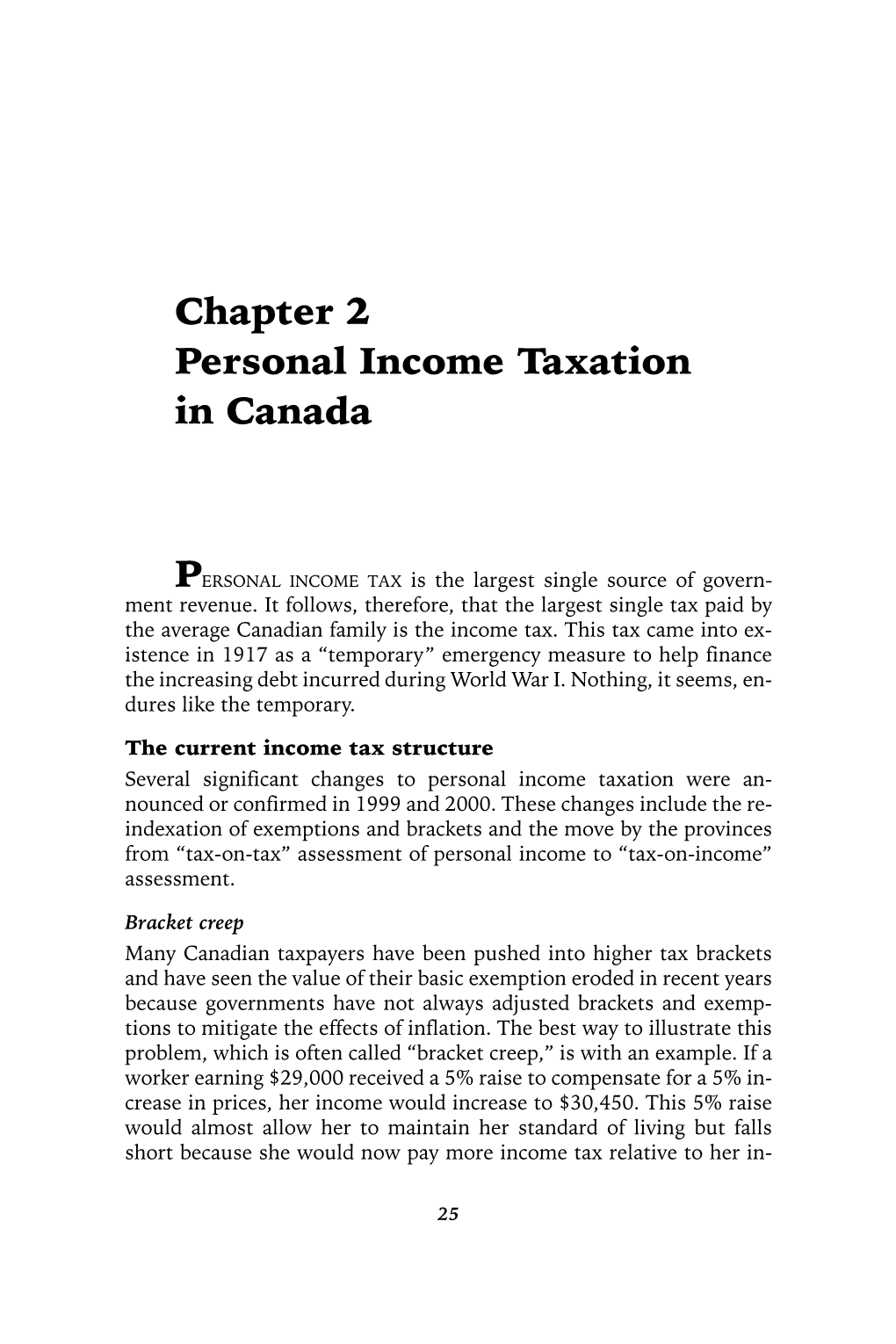 Tax Facts 12 -- Ch2 Personal Income Taxation in Canada