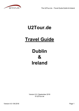 U2tour.De Travel Guide Dublin & Ireland